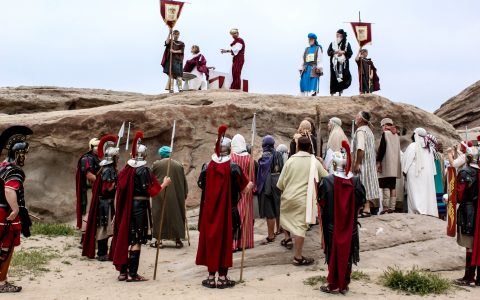 Pontius Pilate condemns Jesus